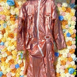 Metallic Wind Breaker/Rain Jacket